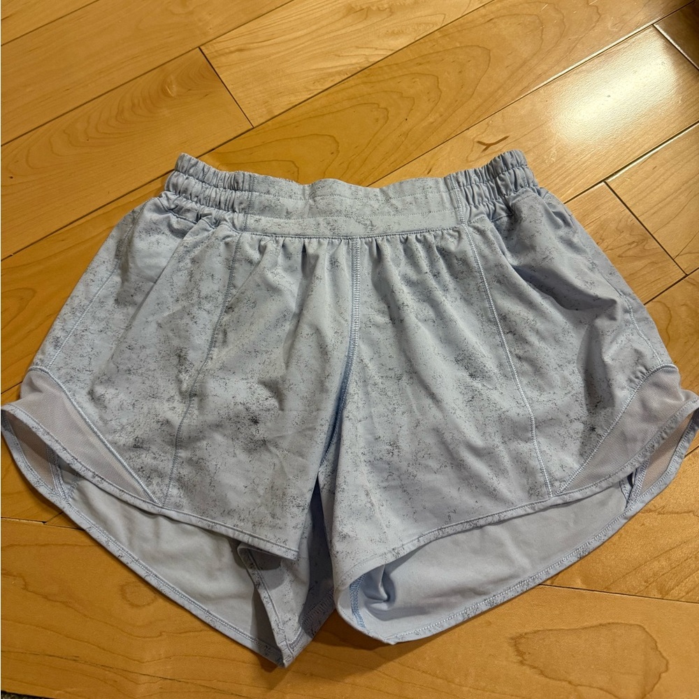 Lululemon Light Blue 4” Hotty Hot Shorts